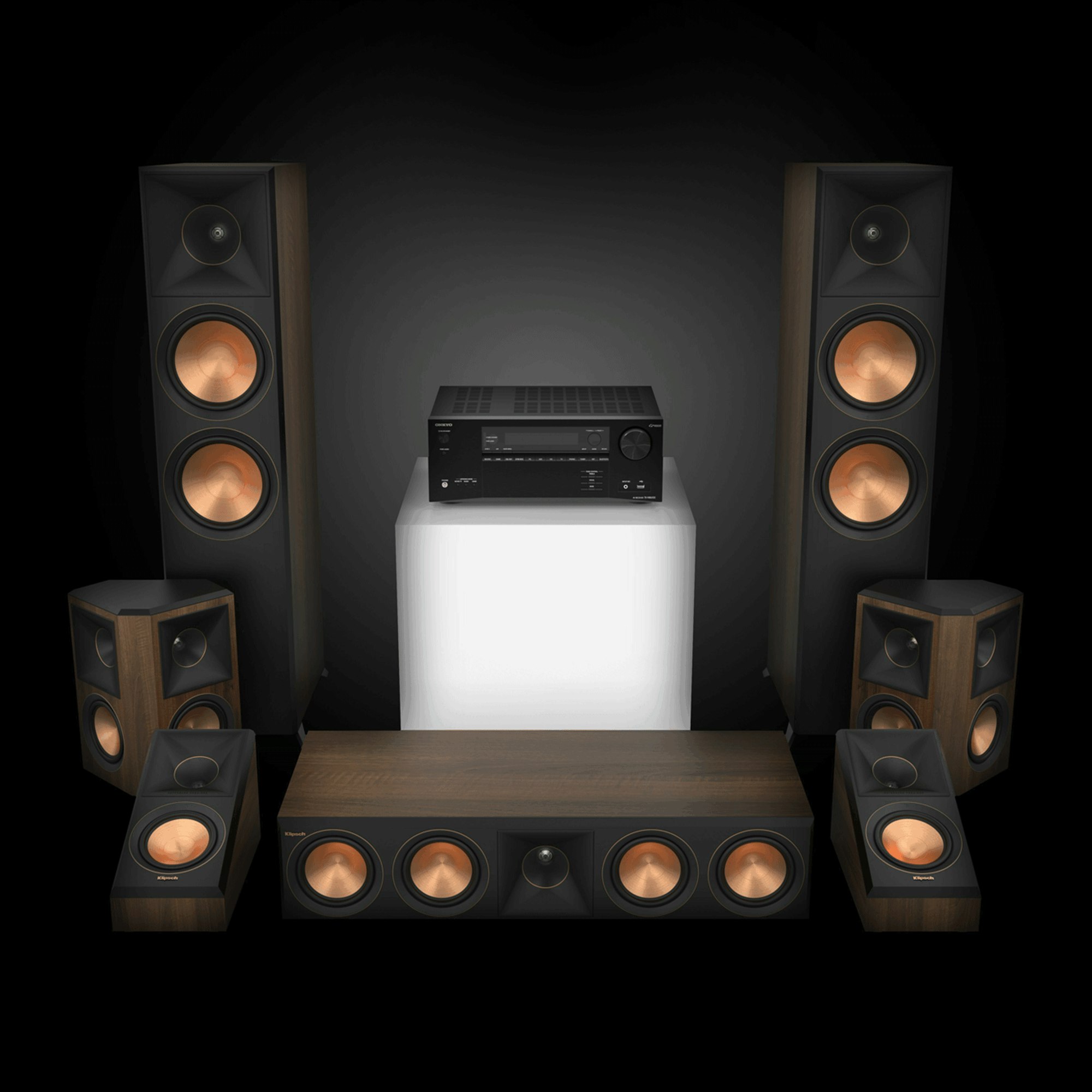 System of The Month NO Labels RP 8000 F II 502 Onkyo TX NR6100 MOBILE